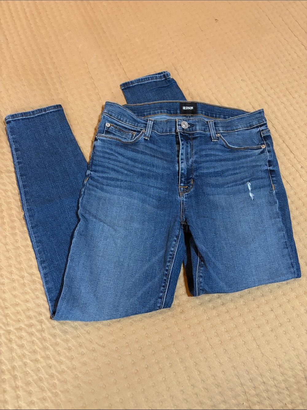 Hudson Jeans Women Skinny Jeans - Medium Wash Blue